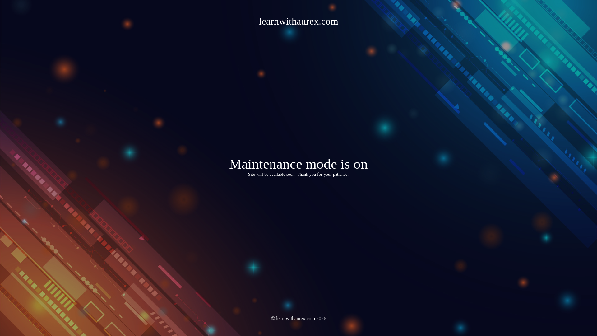 website screenshot of https://learnwithaurex.com/