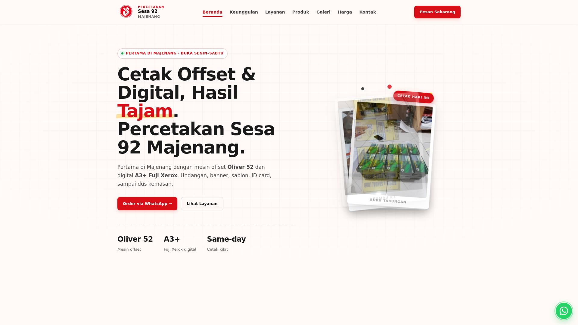 website screenshot of https://sesa92majenang-company-profile.pages.dev/