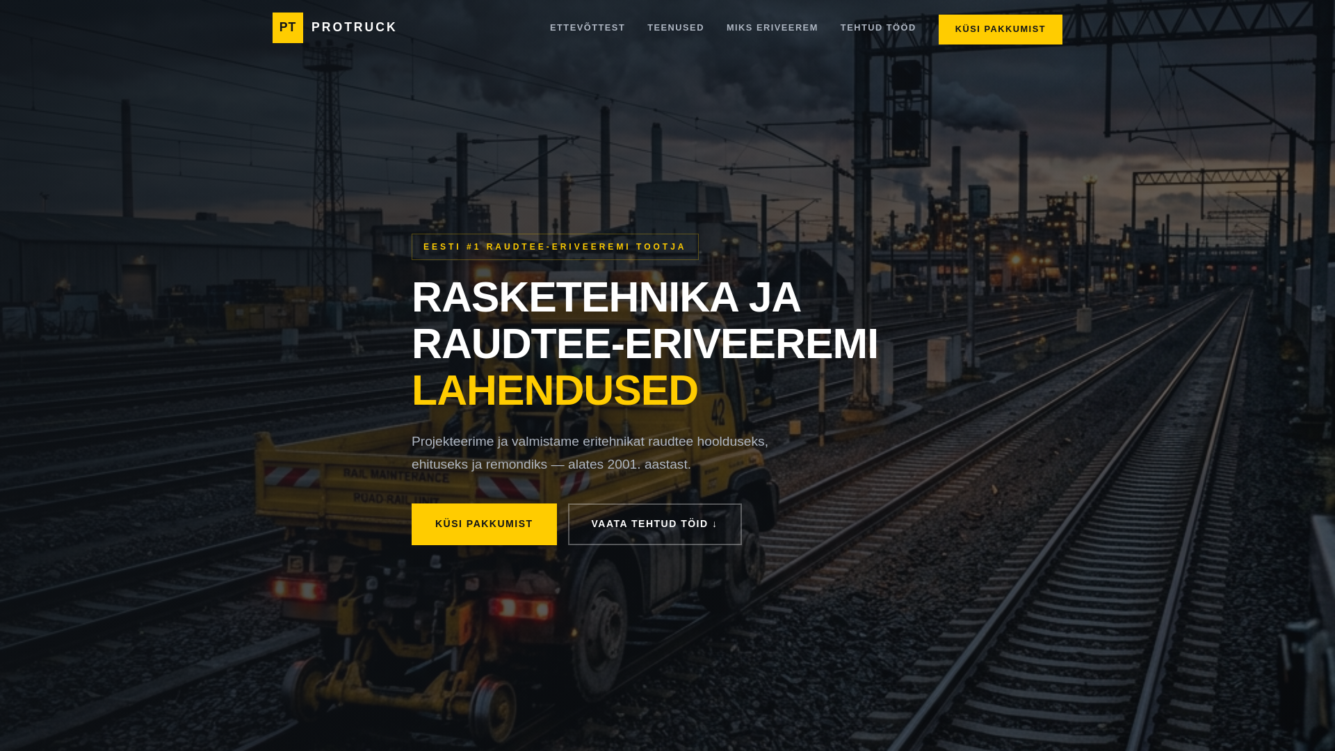 website screenshot of https://protruck.pages.dev/