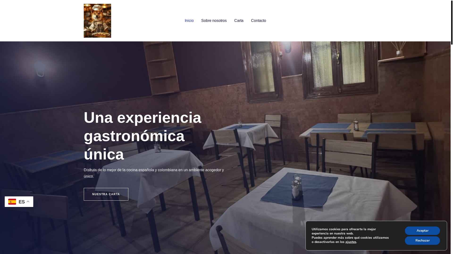 website screenshot of https://enjoyrestaurante.com/