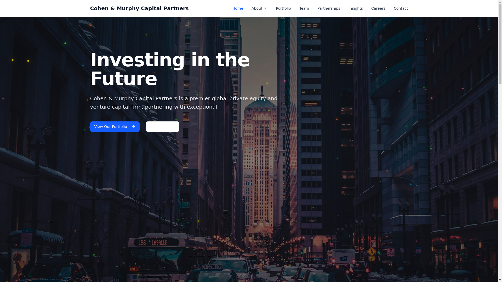 website screenshot of https://cohenmurphy.com/