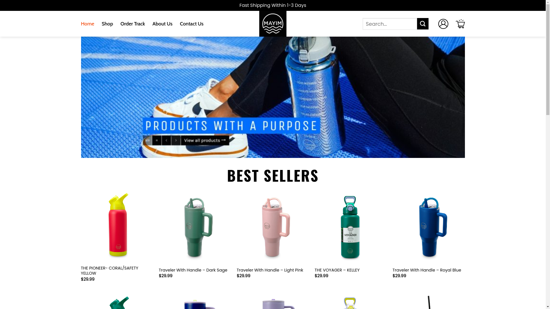website screenshot of https://holamayimbottle.shop/