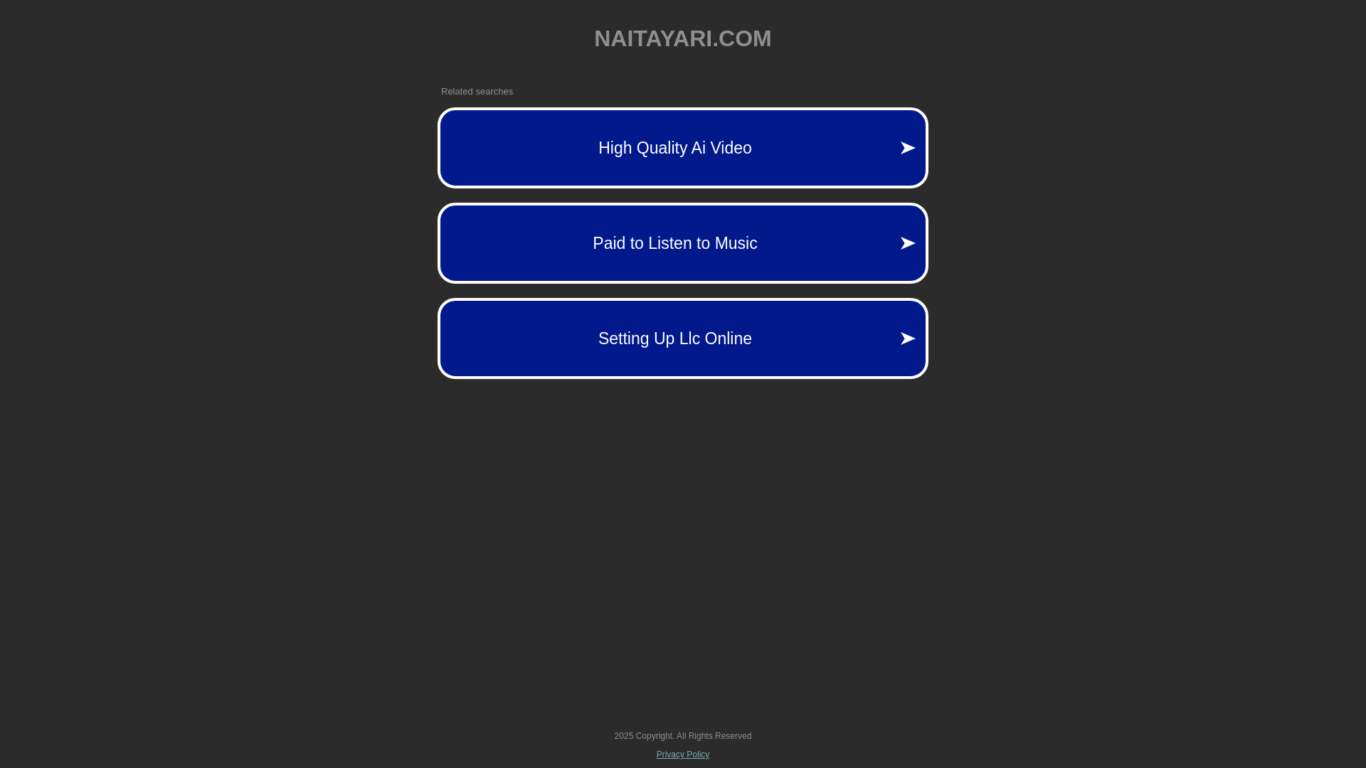 website screenshot of https://naitayari.com/
