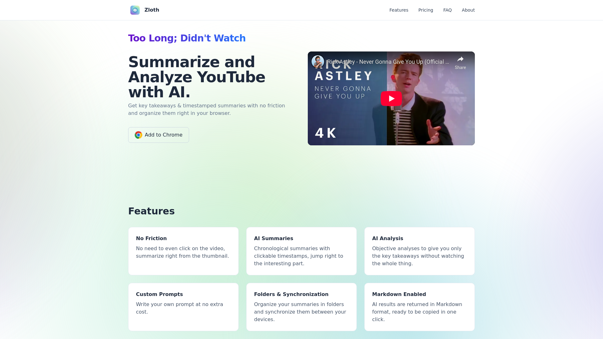 website screenshot of https://zlothai.com/