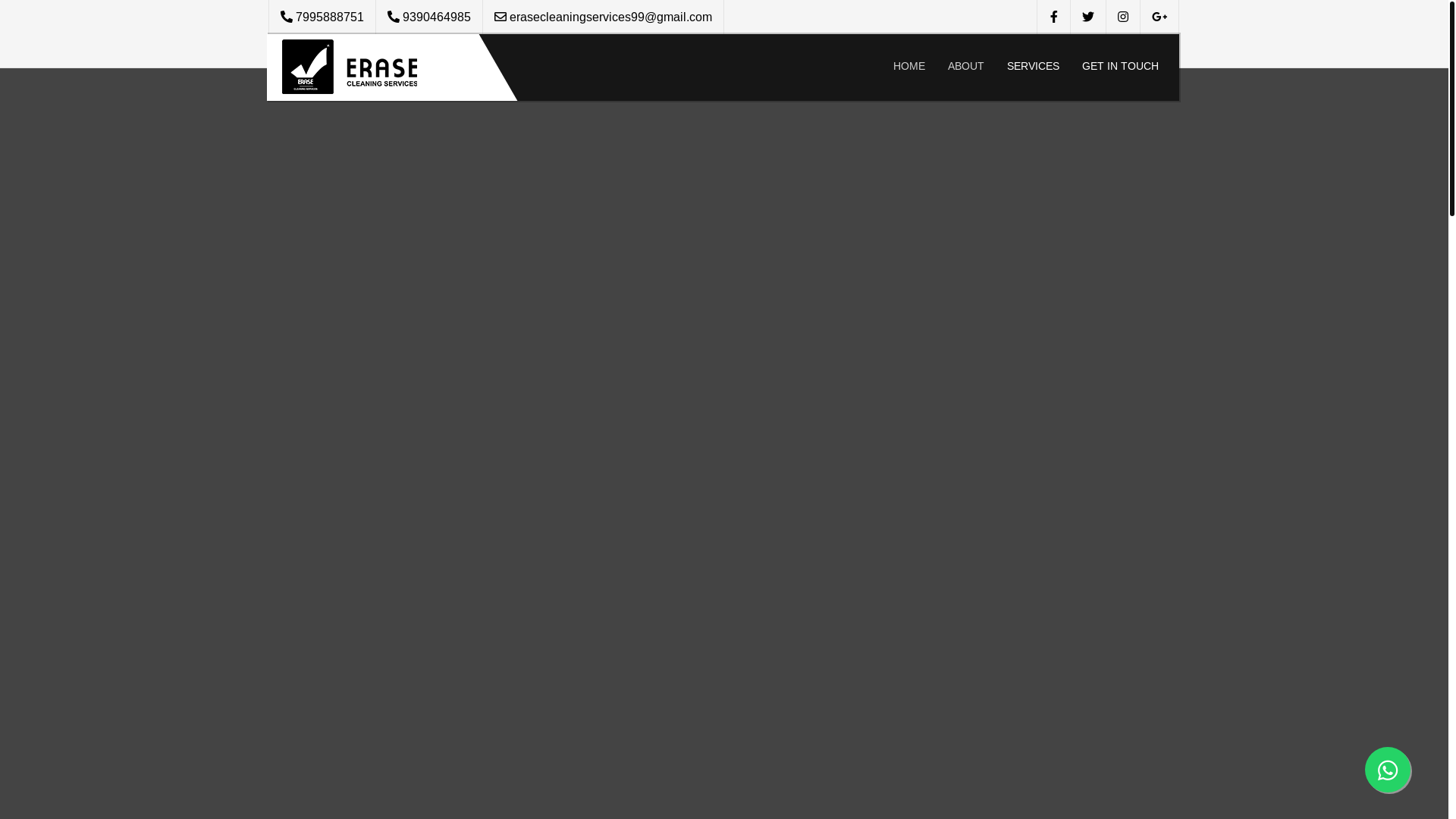 website screenshot of https://erase-cleaning.pages.dev/