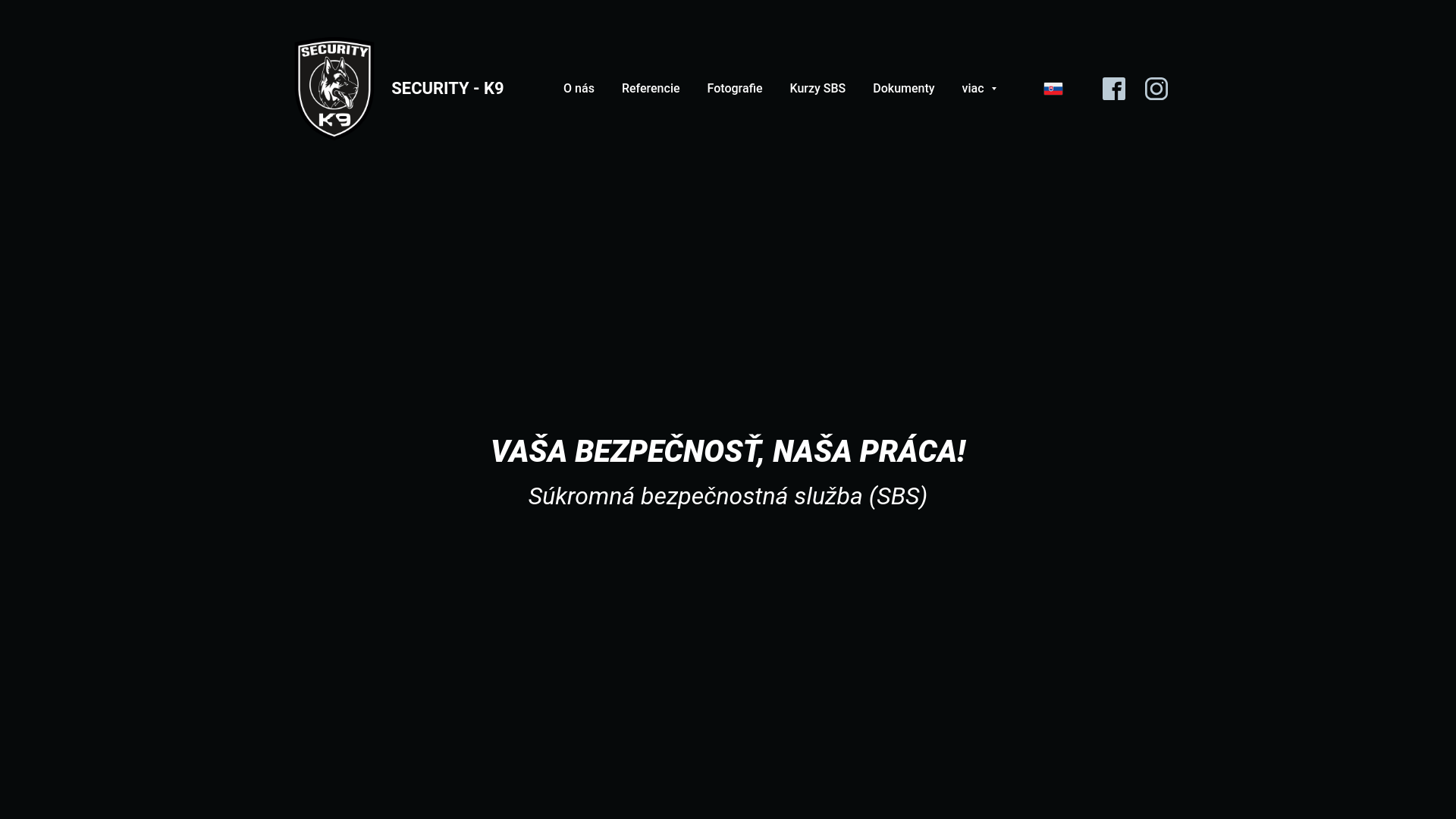 website screenshot of https://sbslevice.sk/