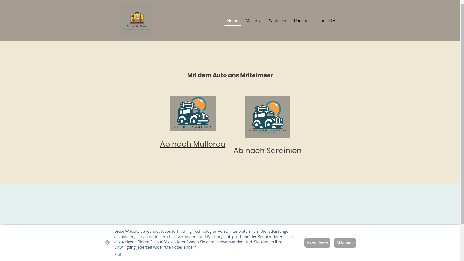 website screenshot of https://hannover-mittelmeer.de/