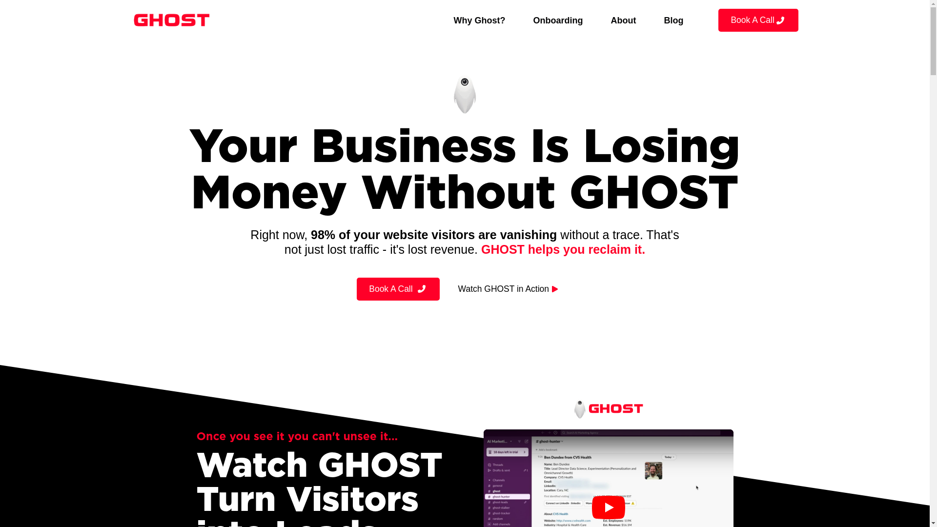 website screenshot of https://ghostrevenuetech.sbs/