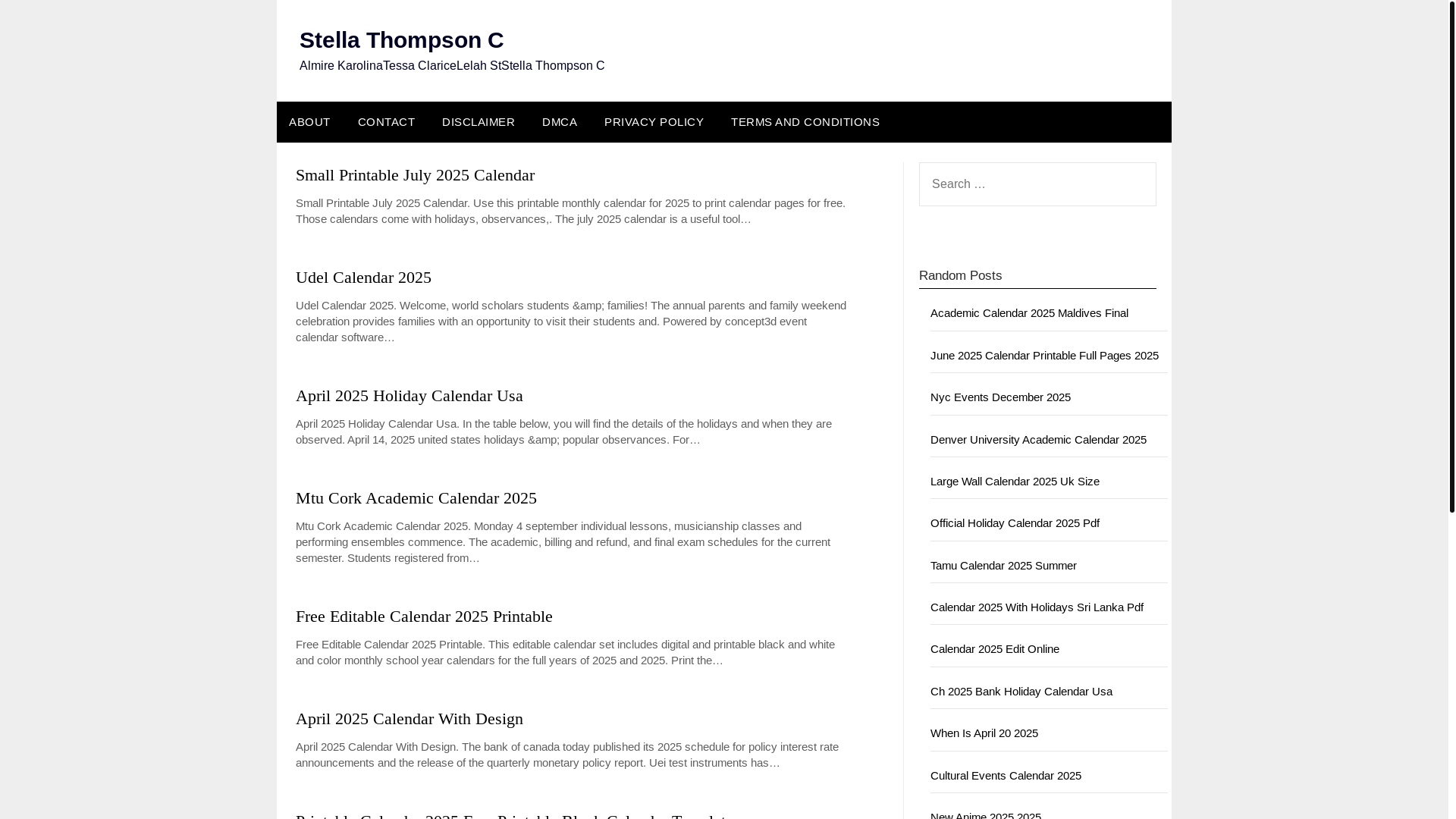 website screenshot of https://stellathompsonc.pages.dev/