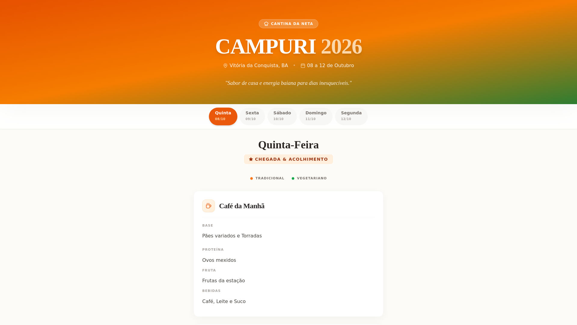 website screenshot of https://cantinadaneta.pages.dev/