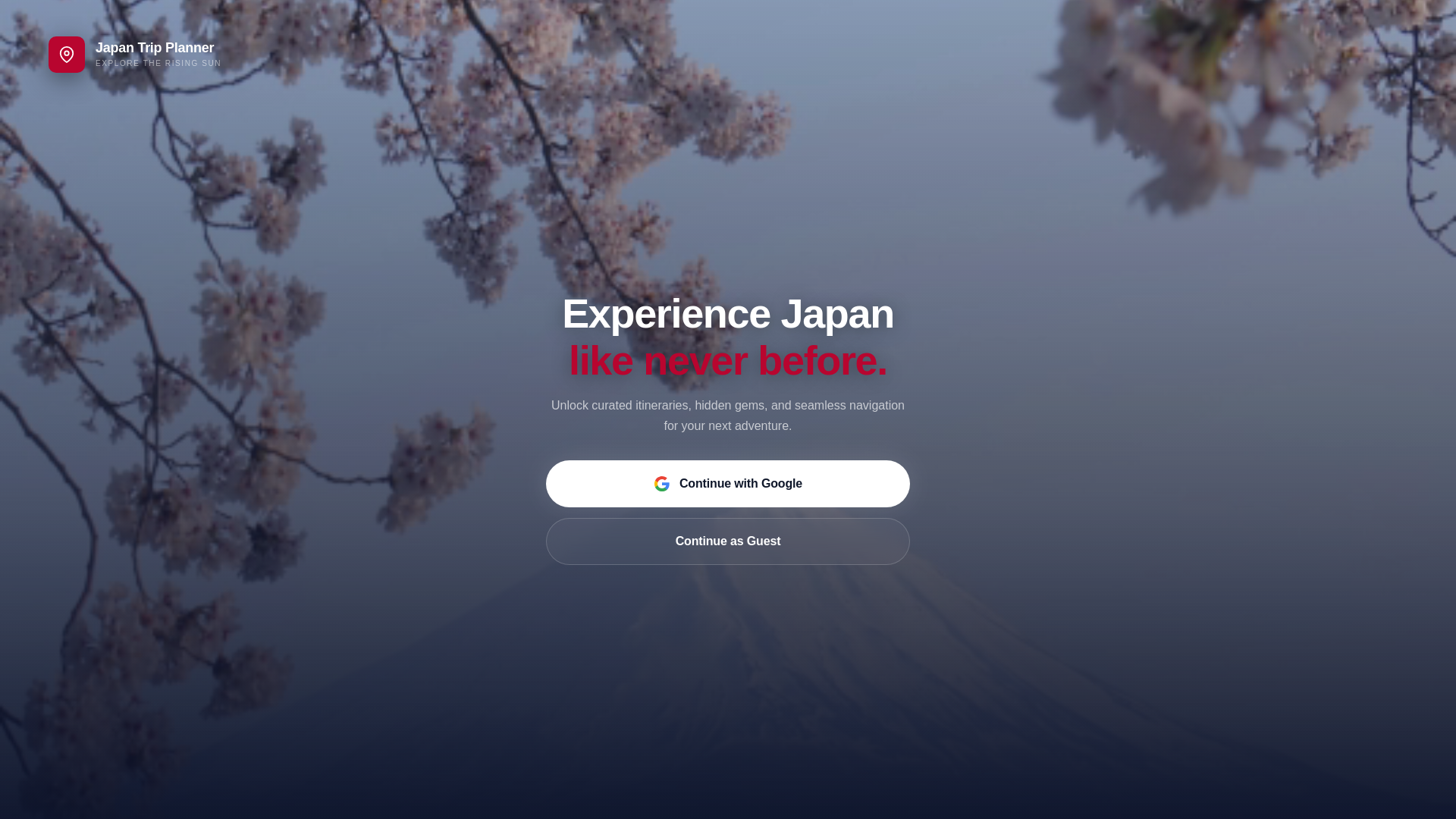 website screenshot of https://planjapan.pages.dev/