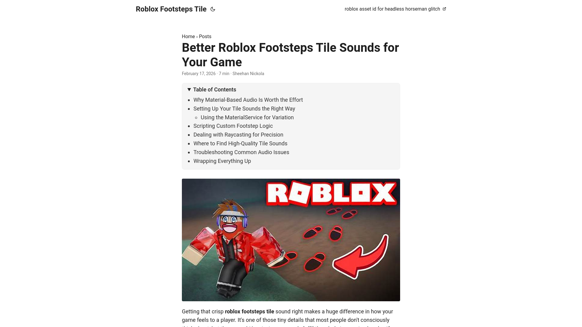 website screenshot of https://roblox-footsteps-tile.pages.dev/