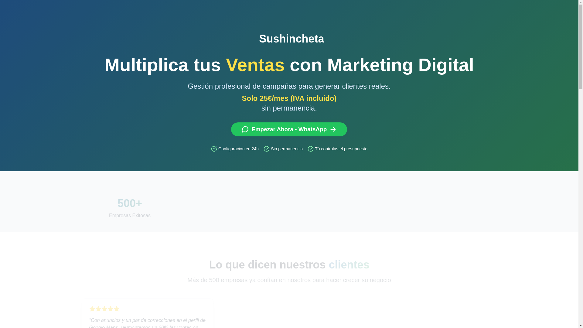 website screenshot of https://sushincheta.pages.dev/