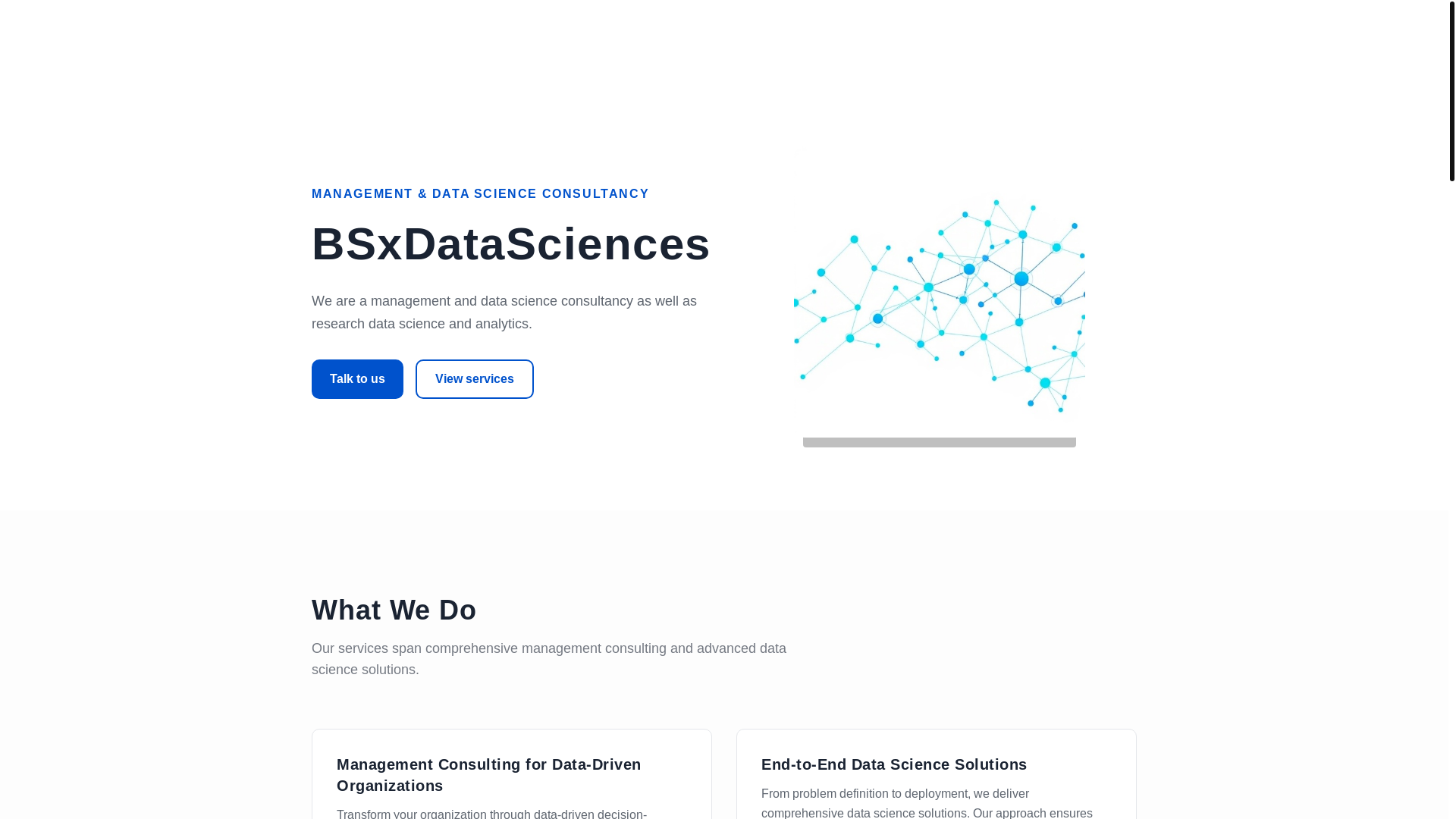 website screenshot of https://bsxdatascience.org/