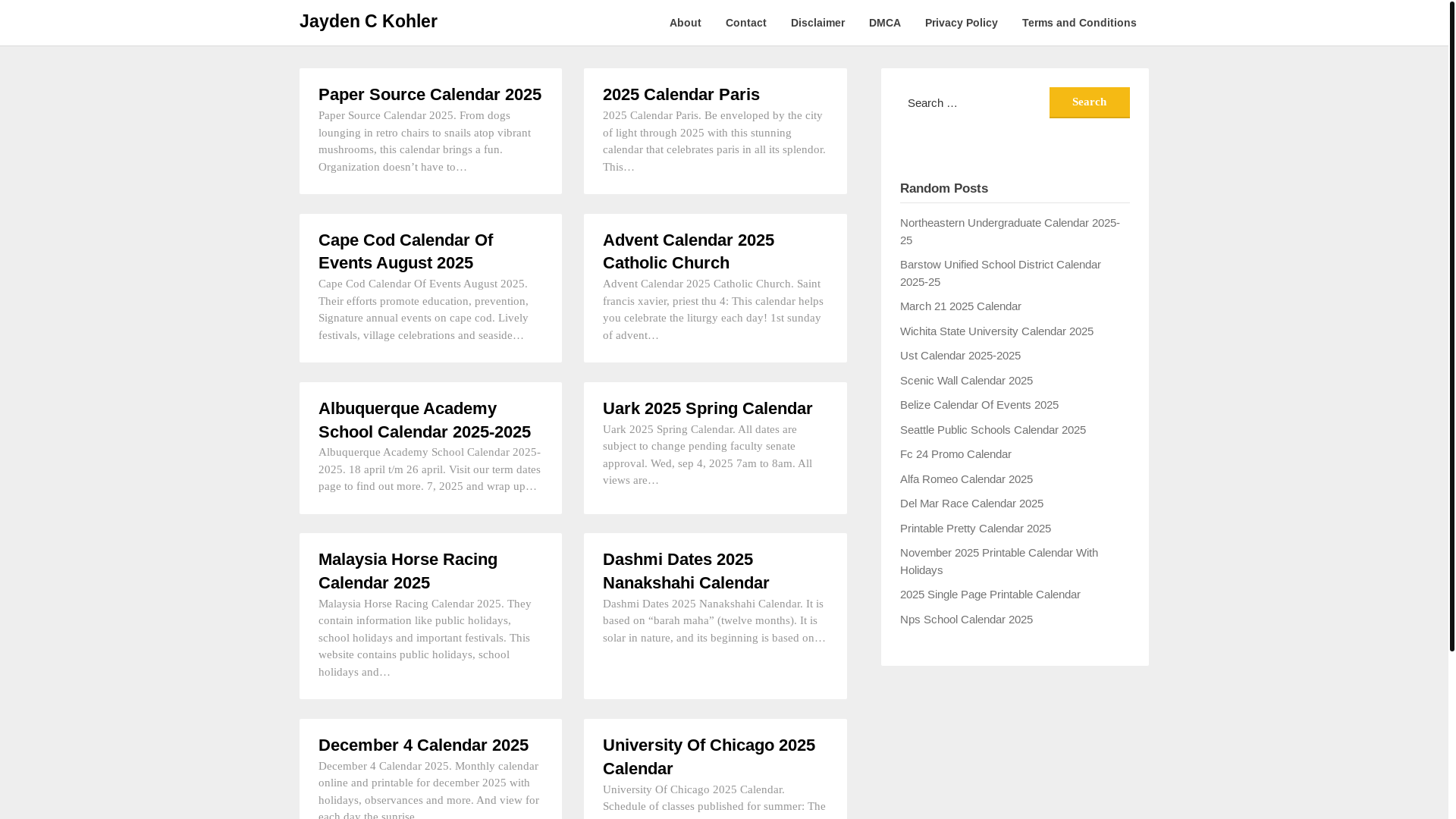 website screenshot of https://jaydenckohler.pages.dev/