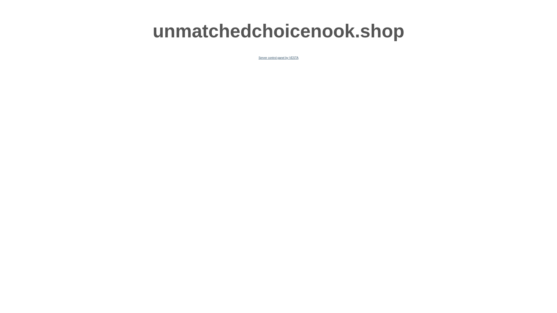 website screenshot of https://unmatchedchoicenook.shop/