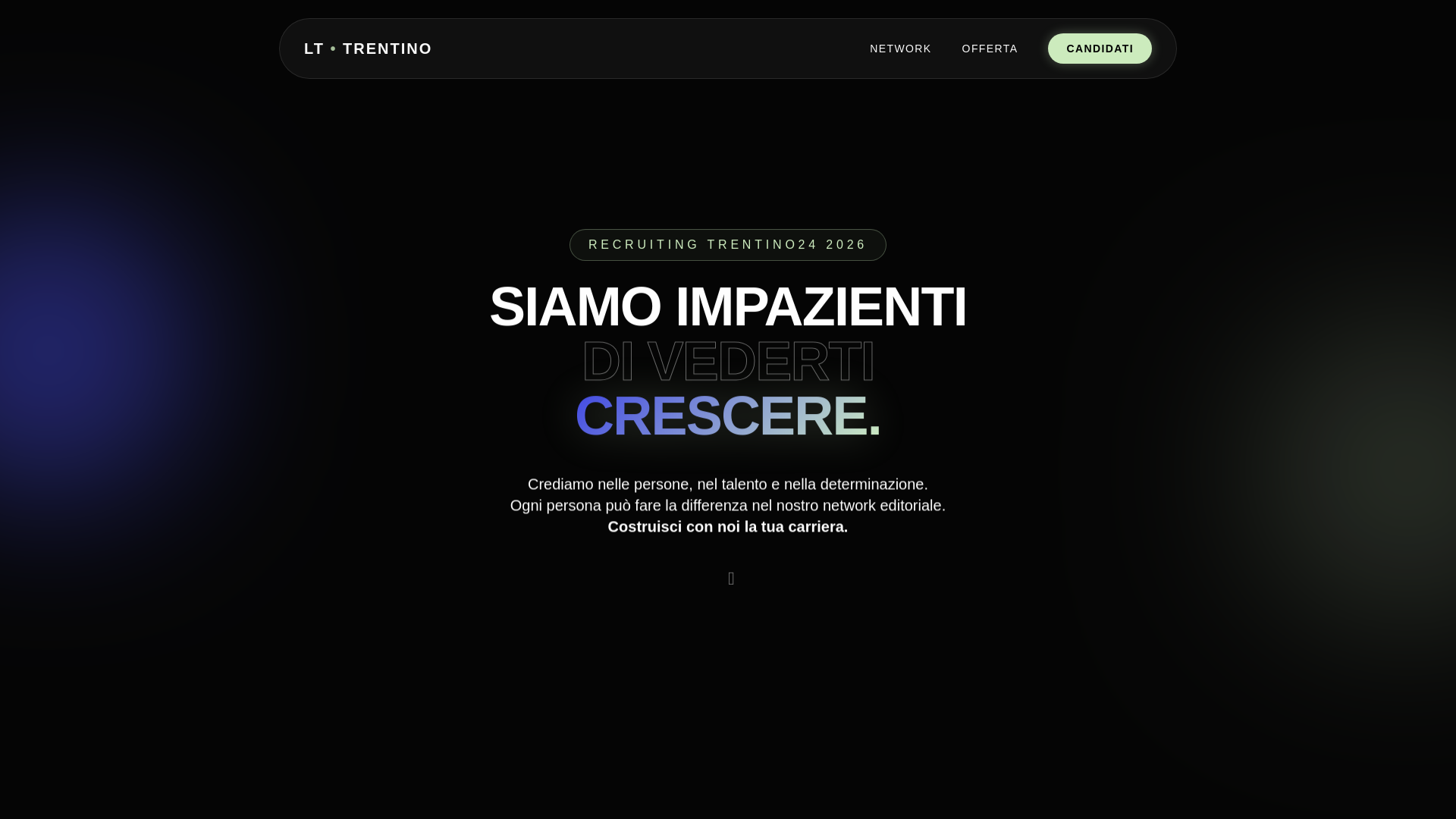 website screenshot of https://lavorointrentino.it