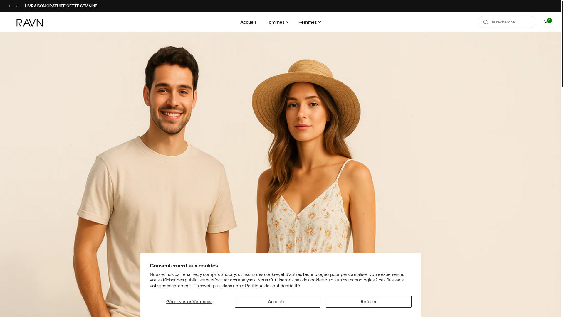 website screenshot of https://ravnplus.site/