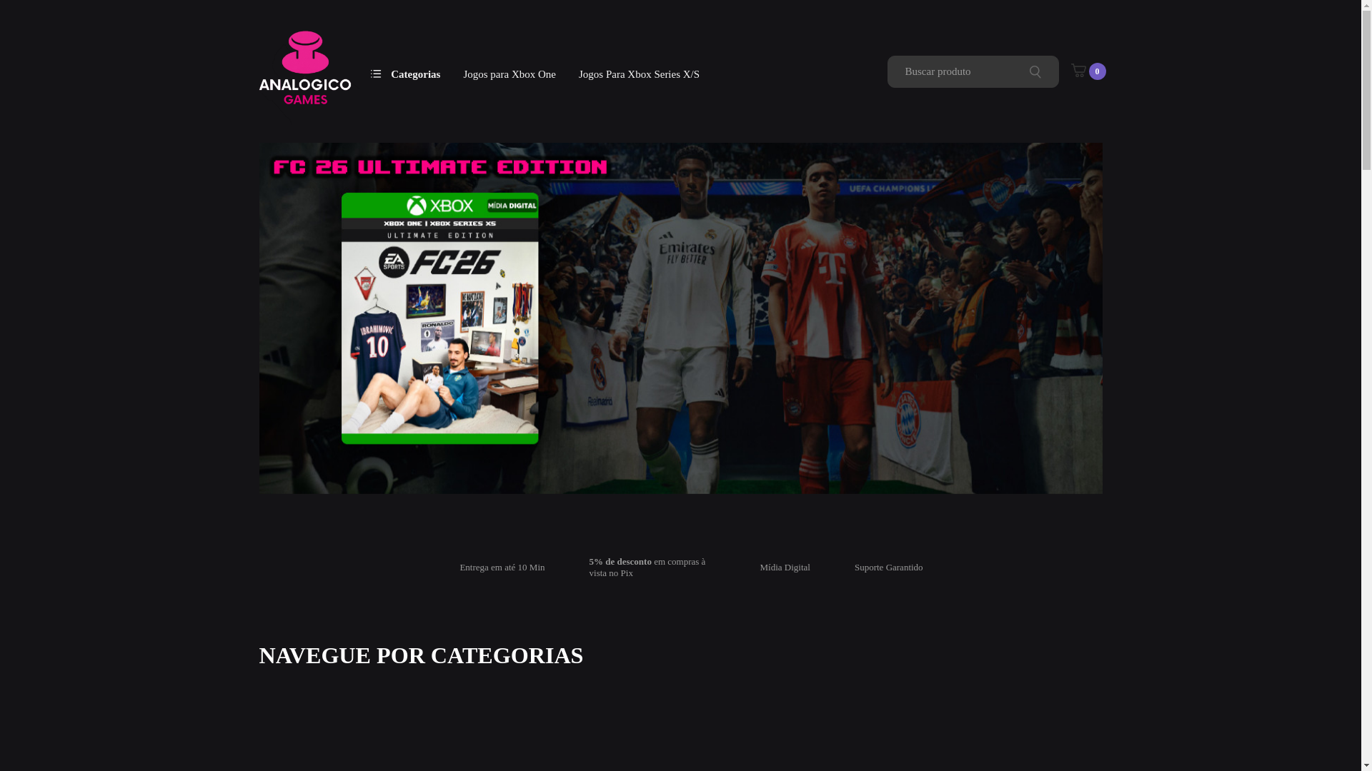 website screenshot of https://analogicogames.com.br/