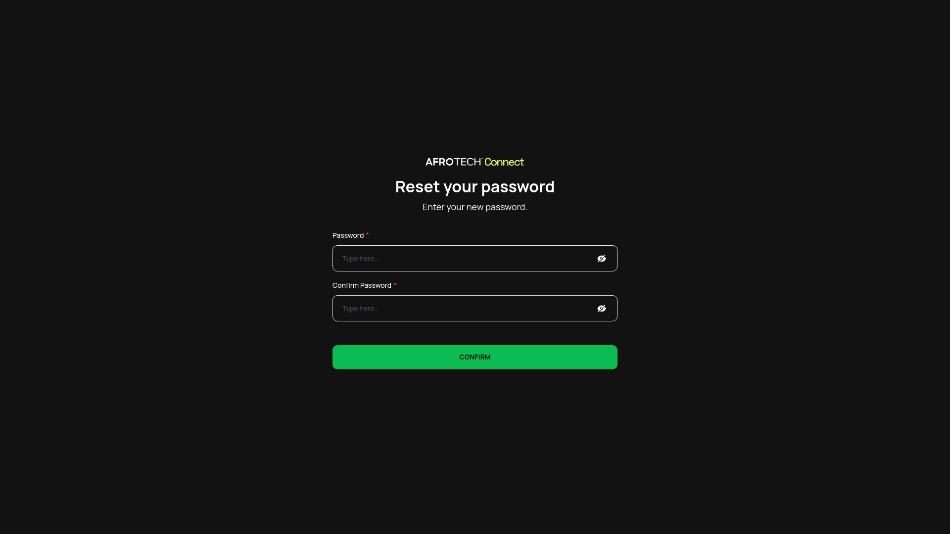 website screenshot of https://afrotech-reset-staging.pages.dev/