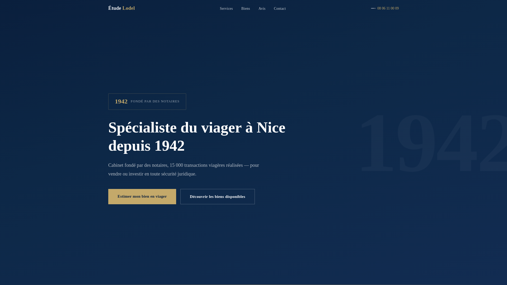 website screenshot of https://audit-etude-lodel-nice.pages.dev/