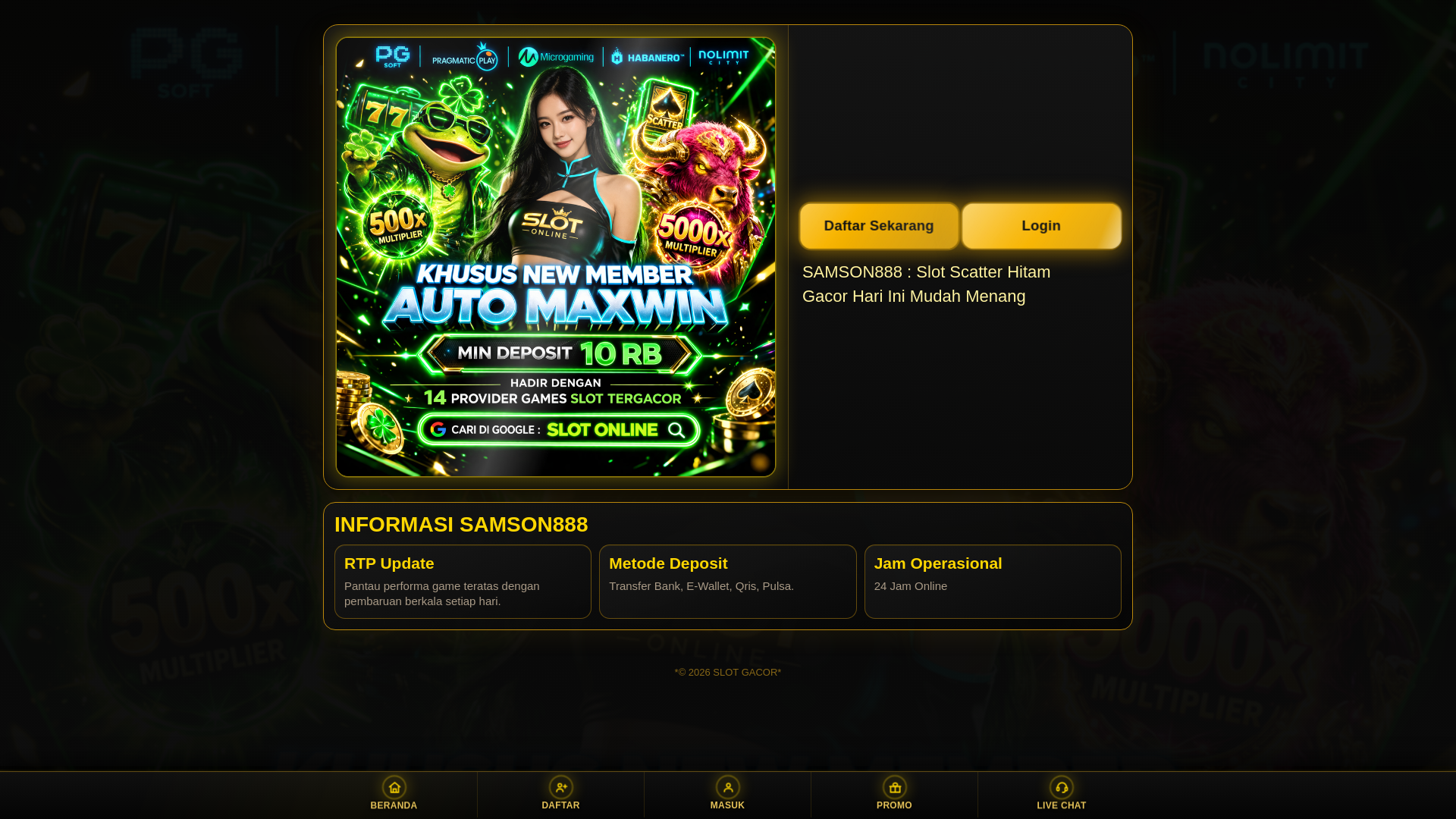 website screenshot of https://samson888-otours.pages.dev/