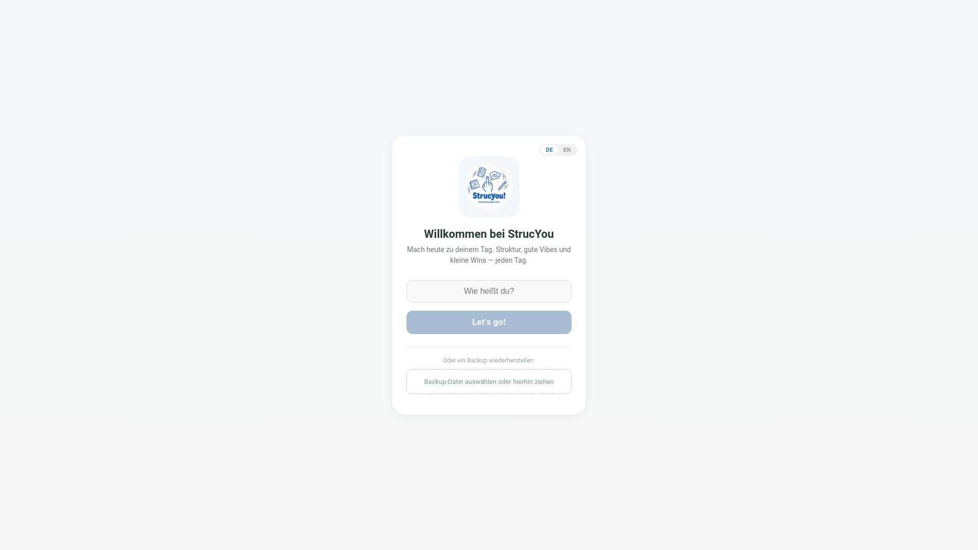 website screenshot of https://strucyou.com