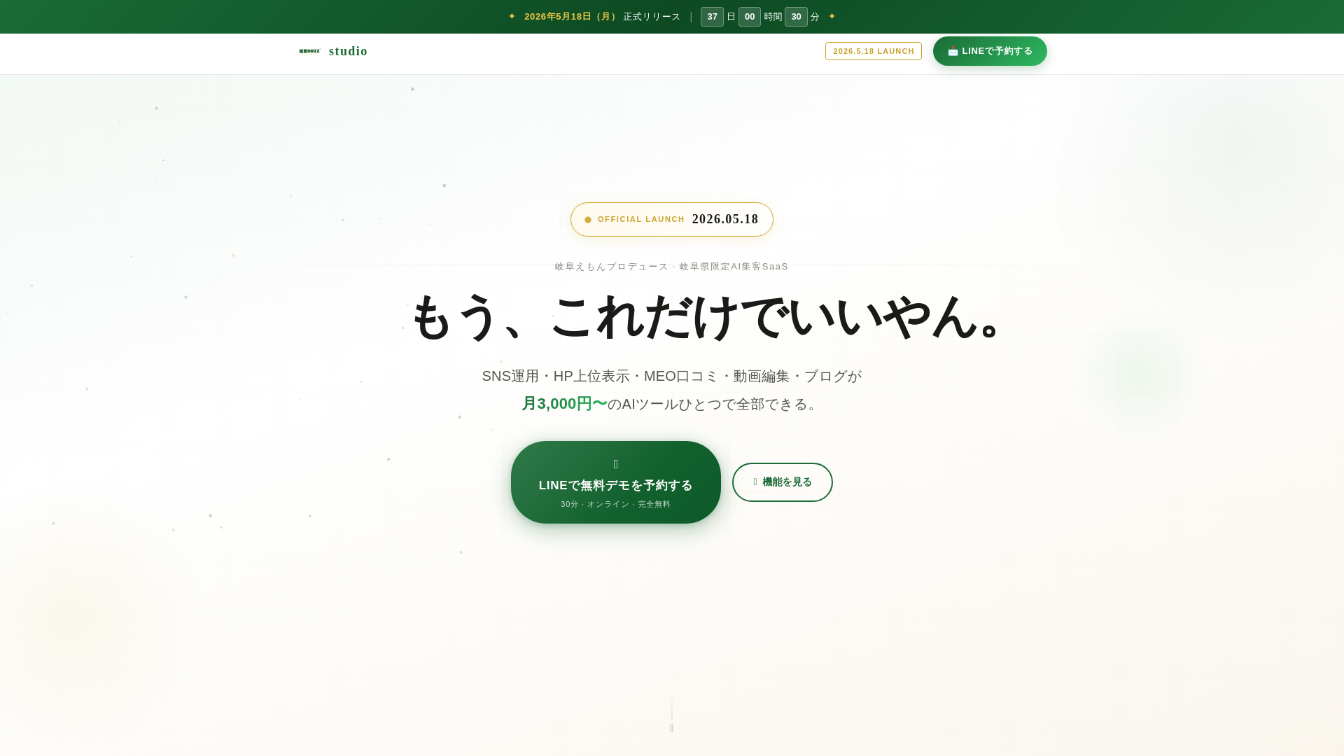 website screenshot of https://gifubuzzstudio.net