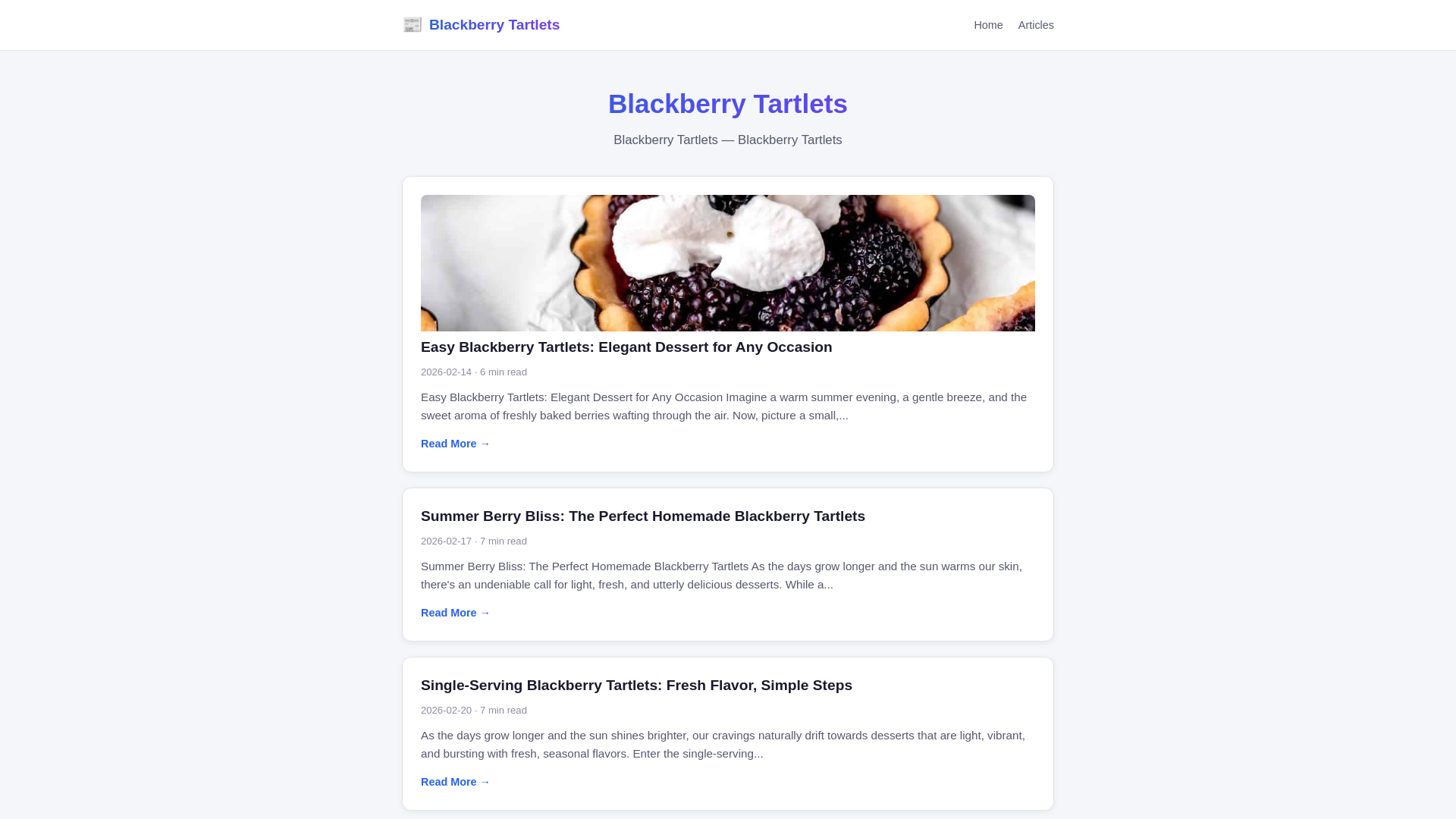 website screenshot of https://blackberry-tartlets.pages.dev/