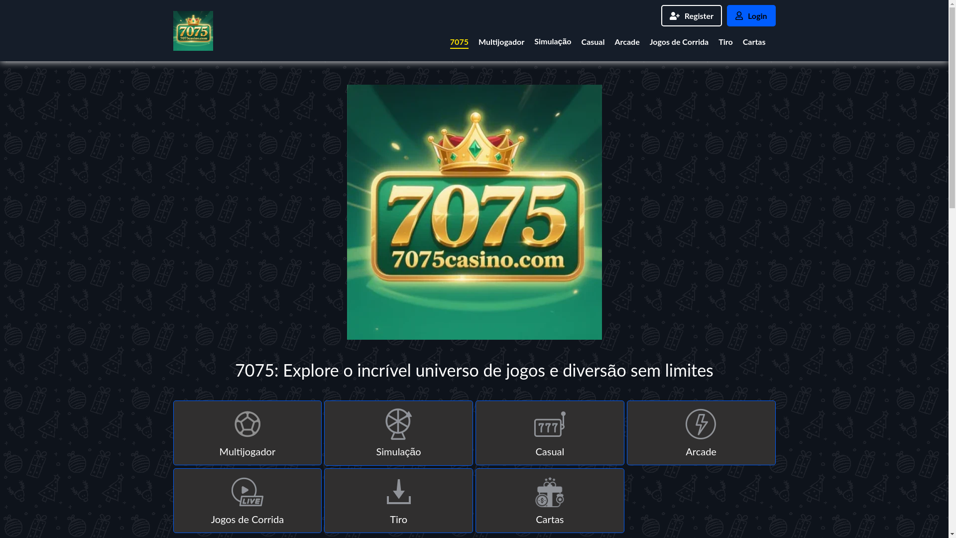 website screenshot of https://7075casino.com/
