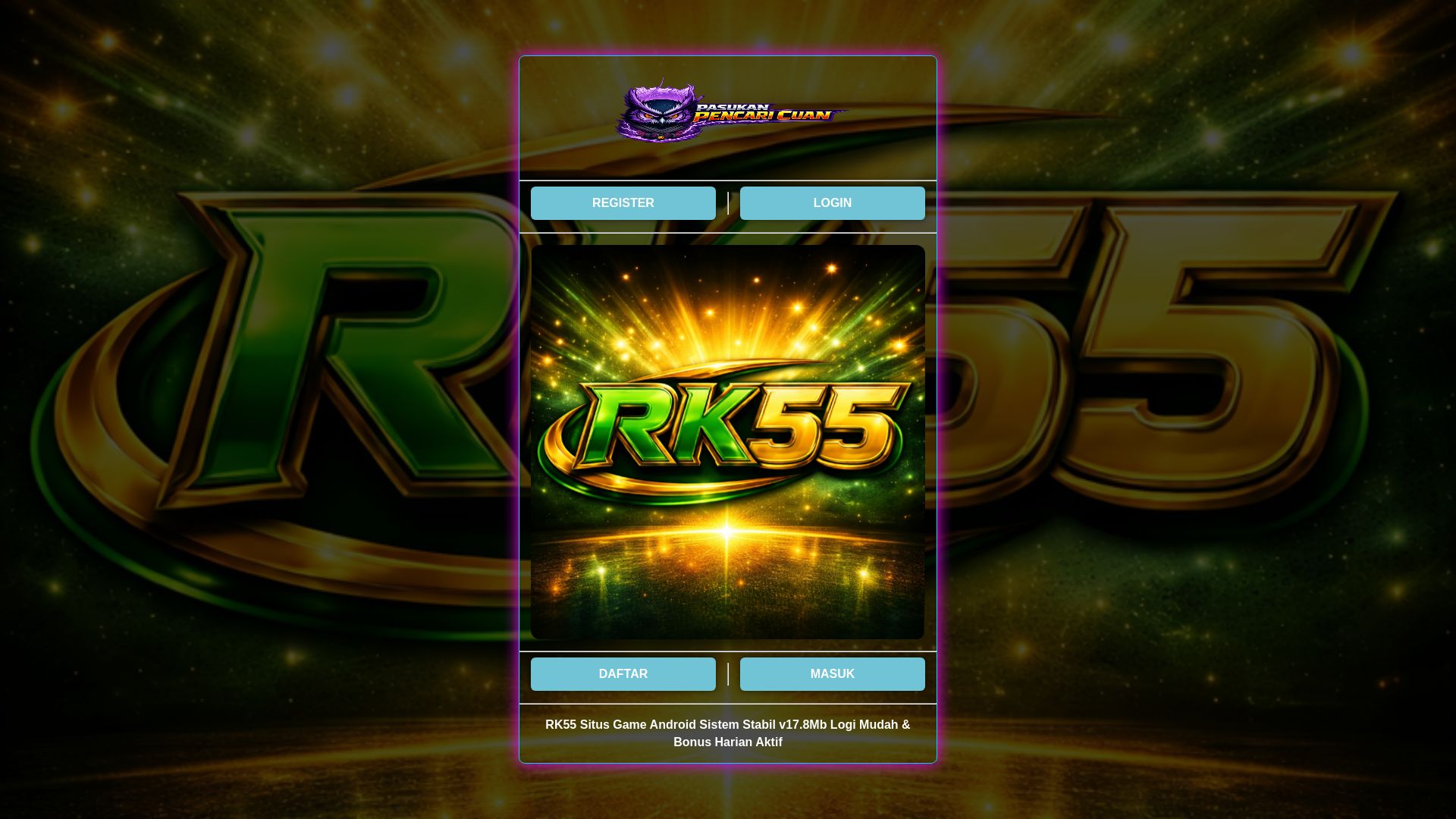 website screenshot of https://rk55-sistem-stabil.pages.dev/