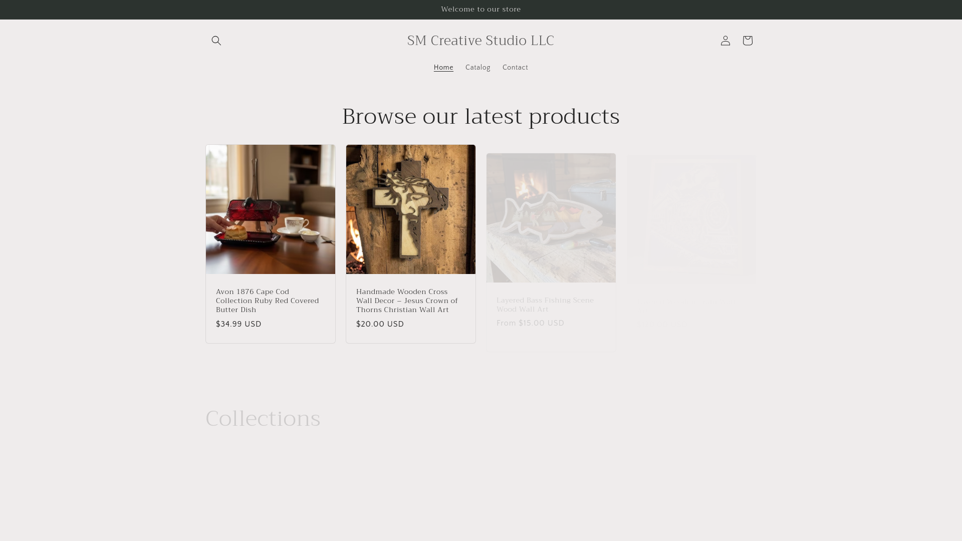 website screenshot of https://smcreativestudiollc.com/