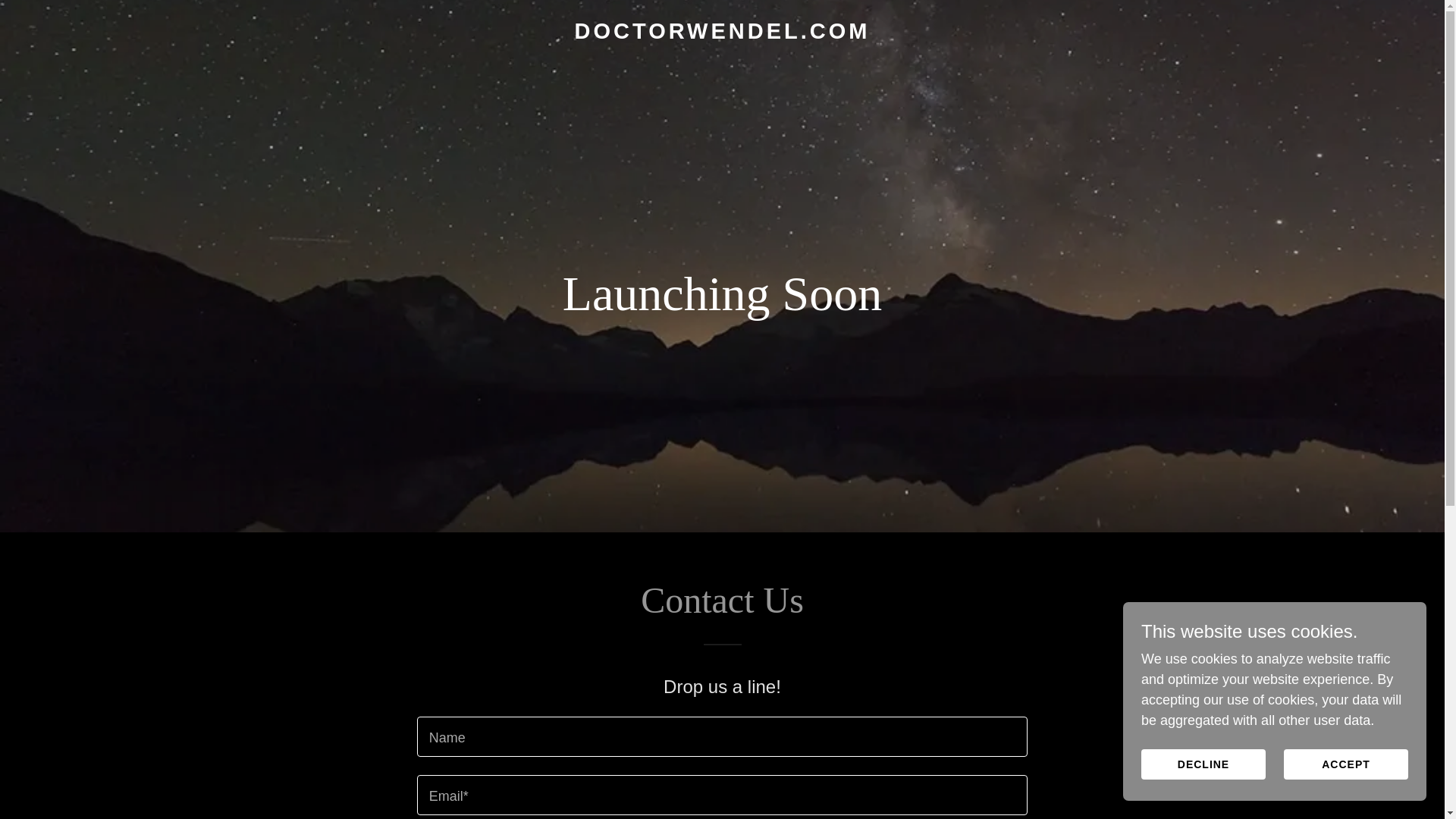 website screenshot of https://doctorwendel.com/