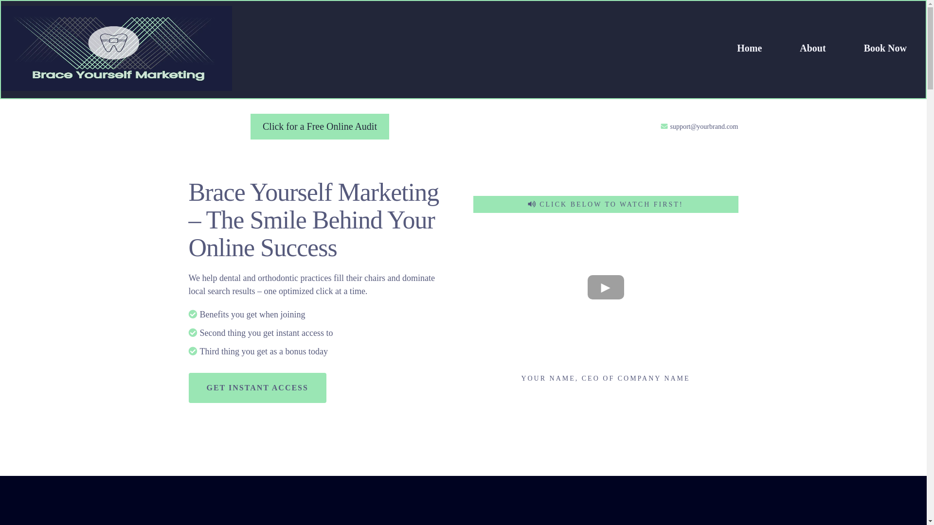 website screenshot of https://braceyourselfmarketing.com/
