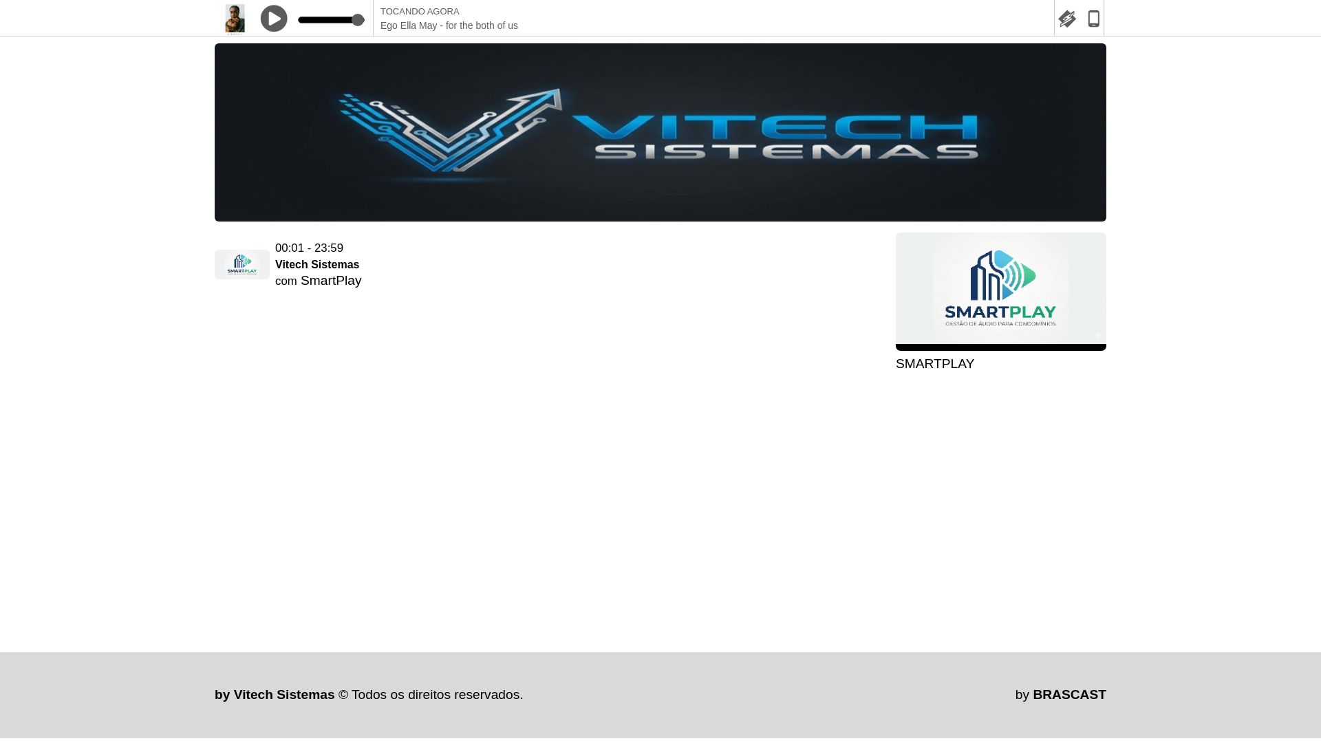website screenshot of https://vitechsistemas.com.br