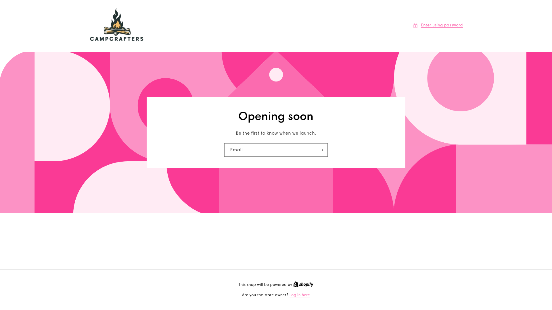 website screenshot of https://wisecampcrafters.com/