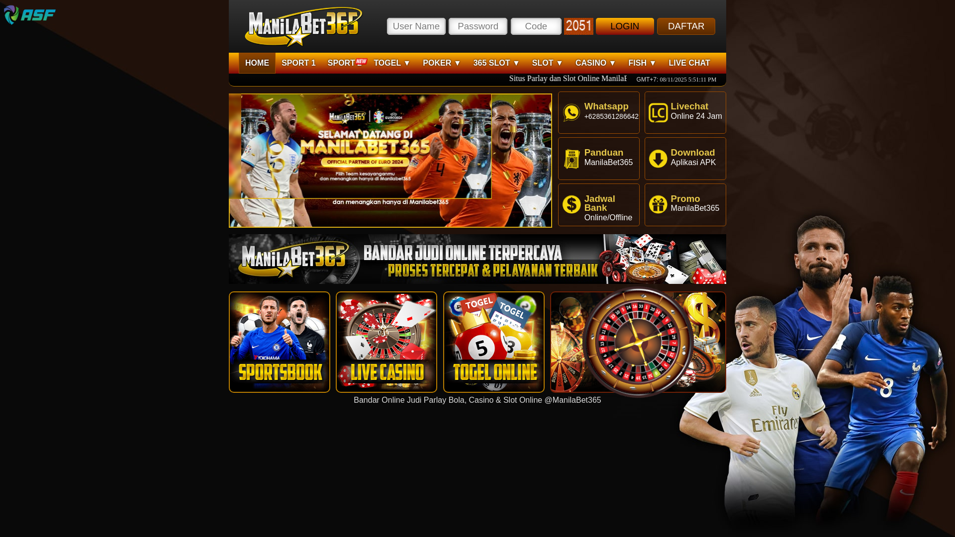 website screenshot of https://03manila.pro/
