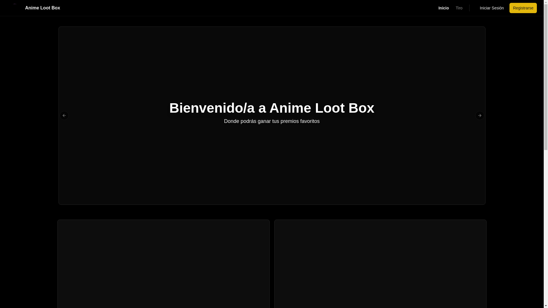 website screenshot of https://animelootbox.app/