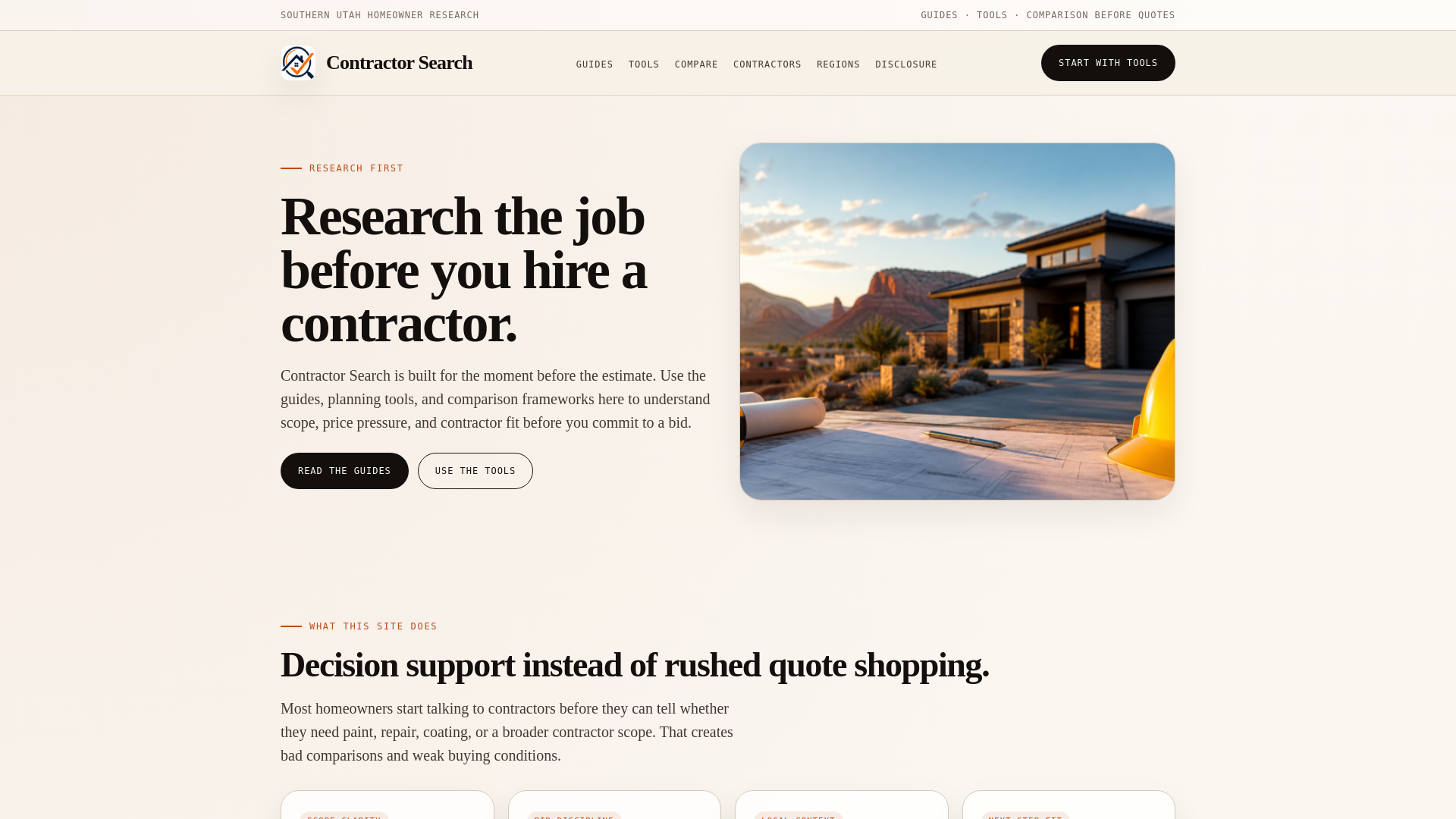 website screenshot of https://contractor-search-com.pages.dev/