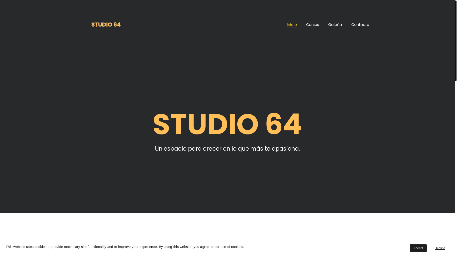website screenshot of https://academiastudio64.org/