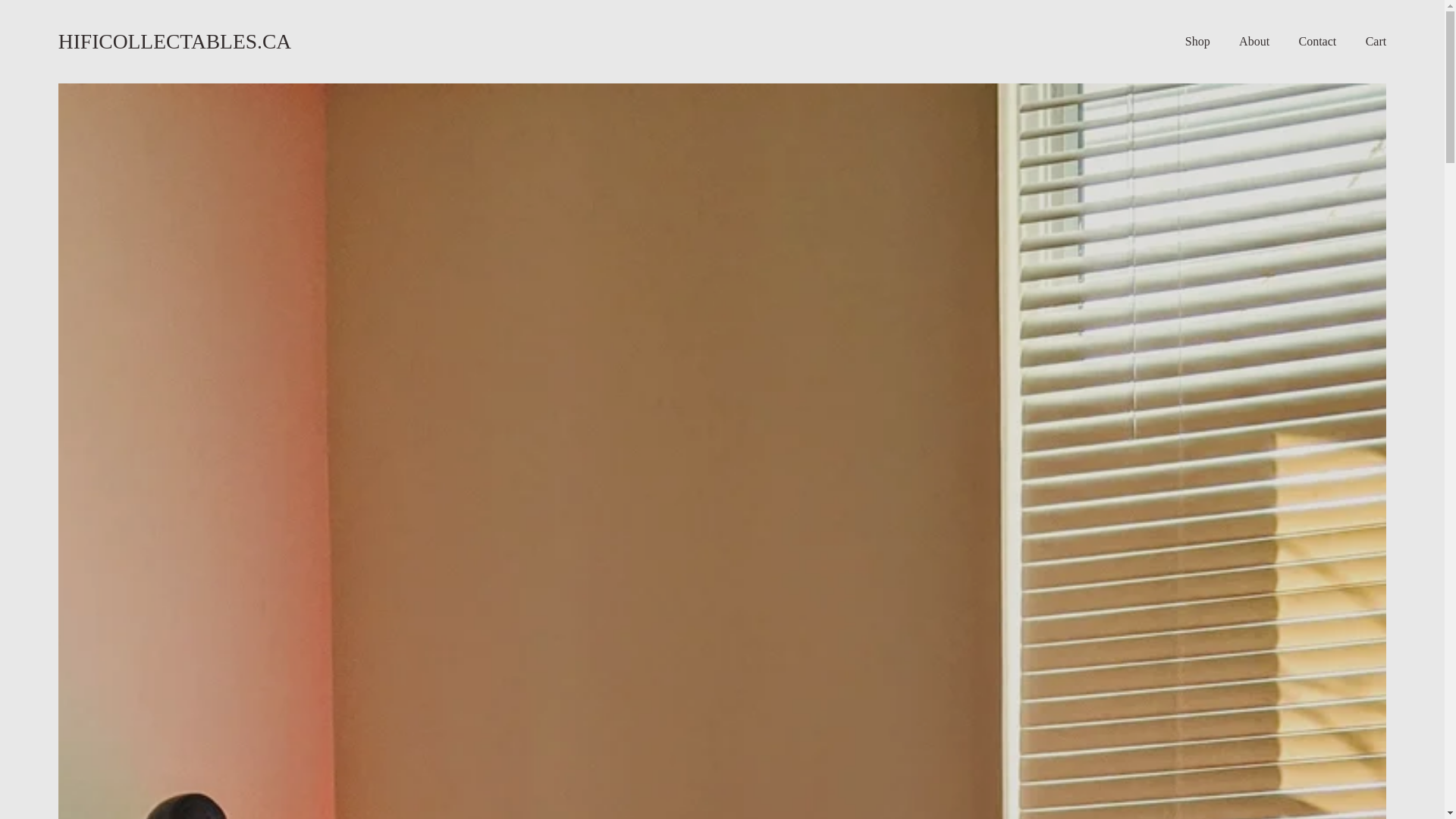 website screenshot of https://hificollectables.ca/