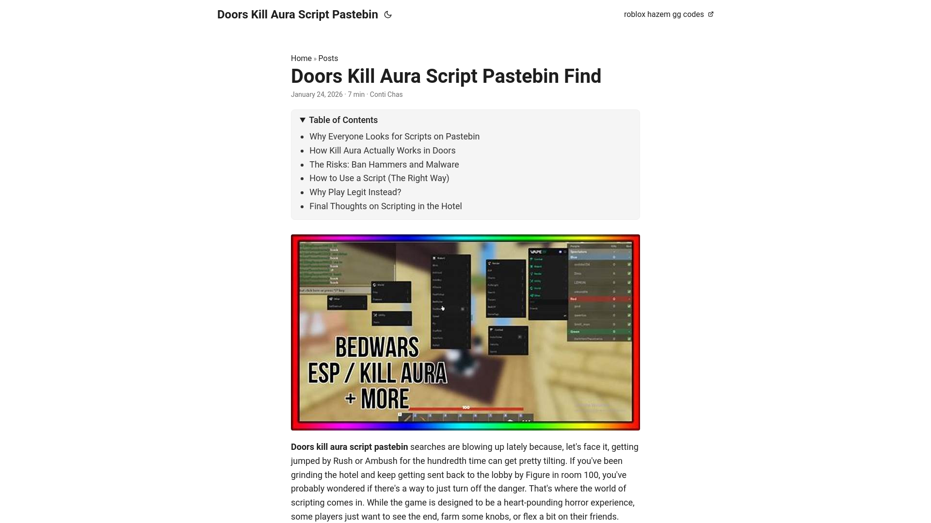 website screenshot of https://doorskillaurascriptpastebin.pages.dev/
