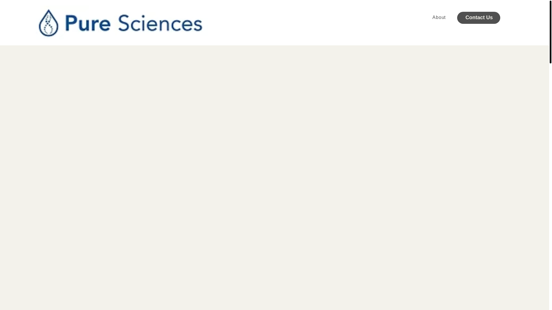 website screenshot of https://puresciencesorders.com/
