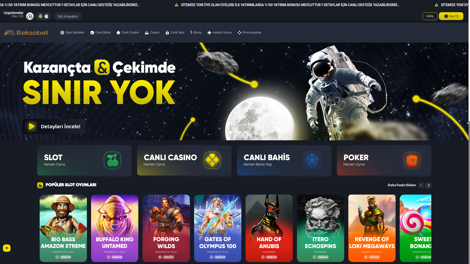 website screenshot of https://reksobet869.com/