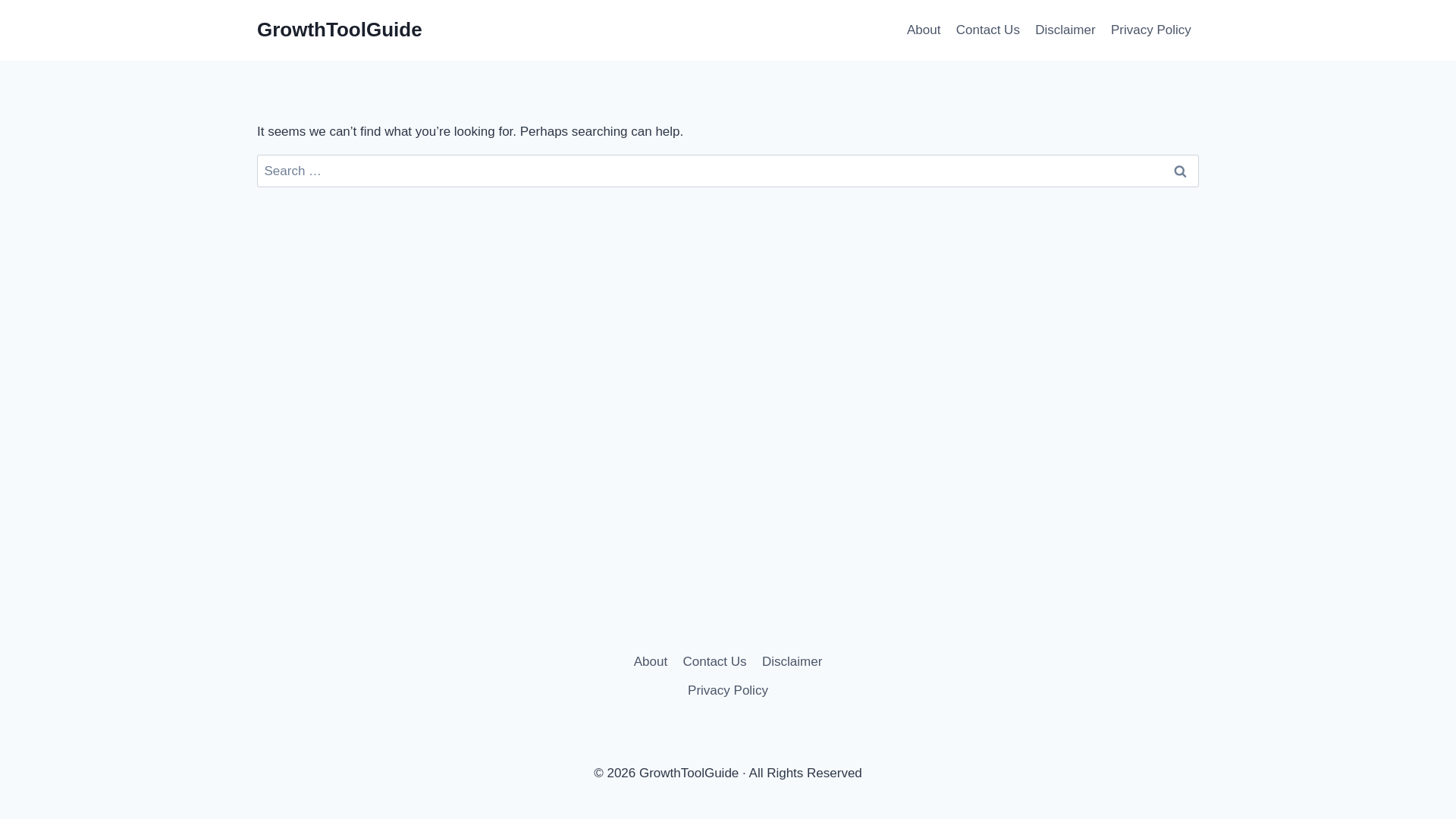 website screenshot of https://growthtoolguide.com