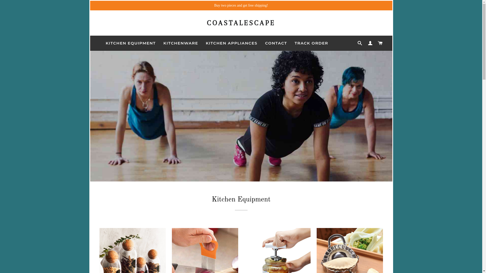 website screenshot of https://coastalescape.top/
