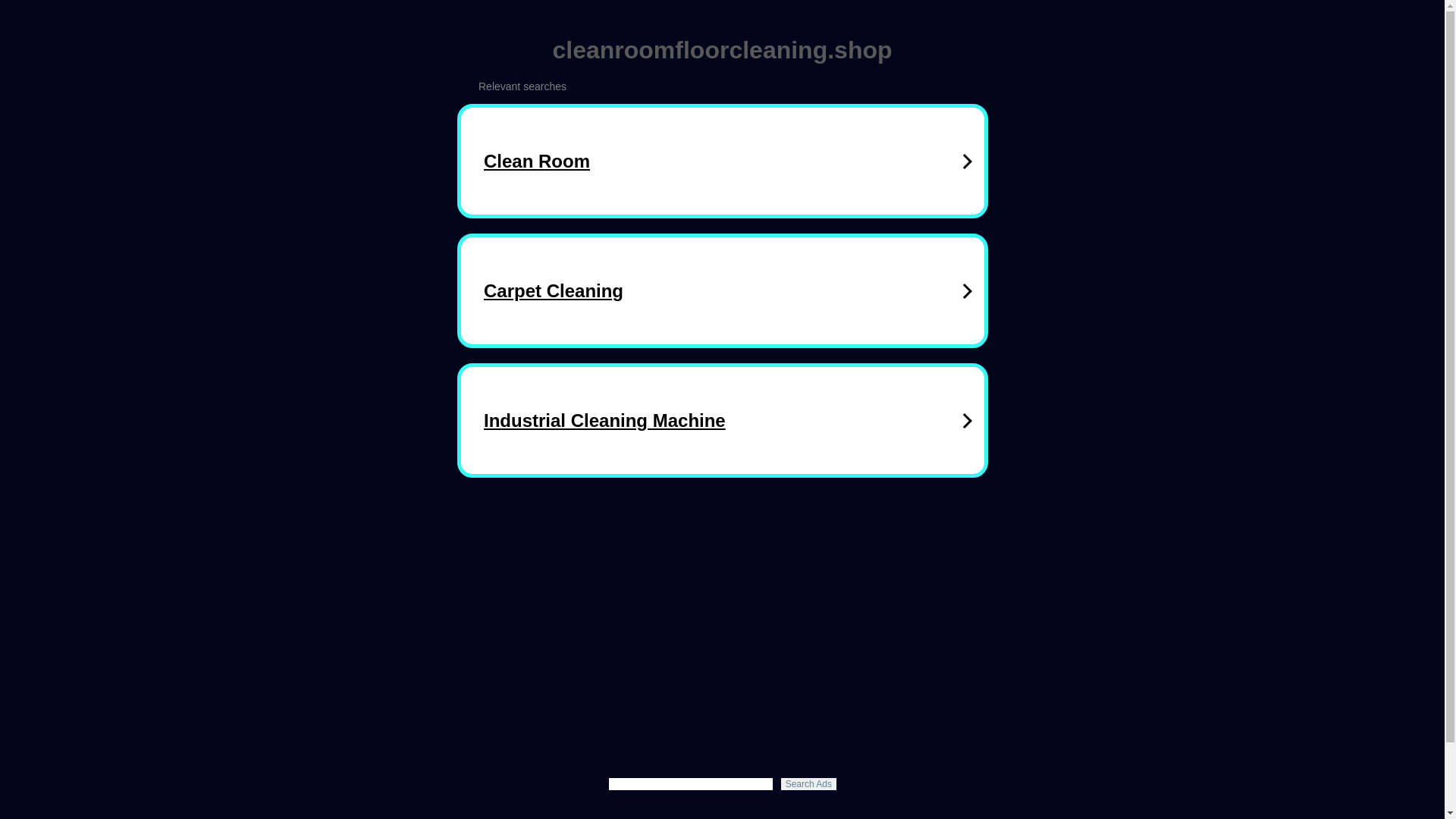 website screenshot of https://cleanroomfloorcleaning.shop/