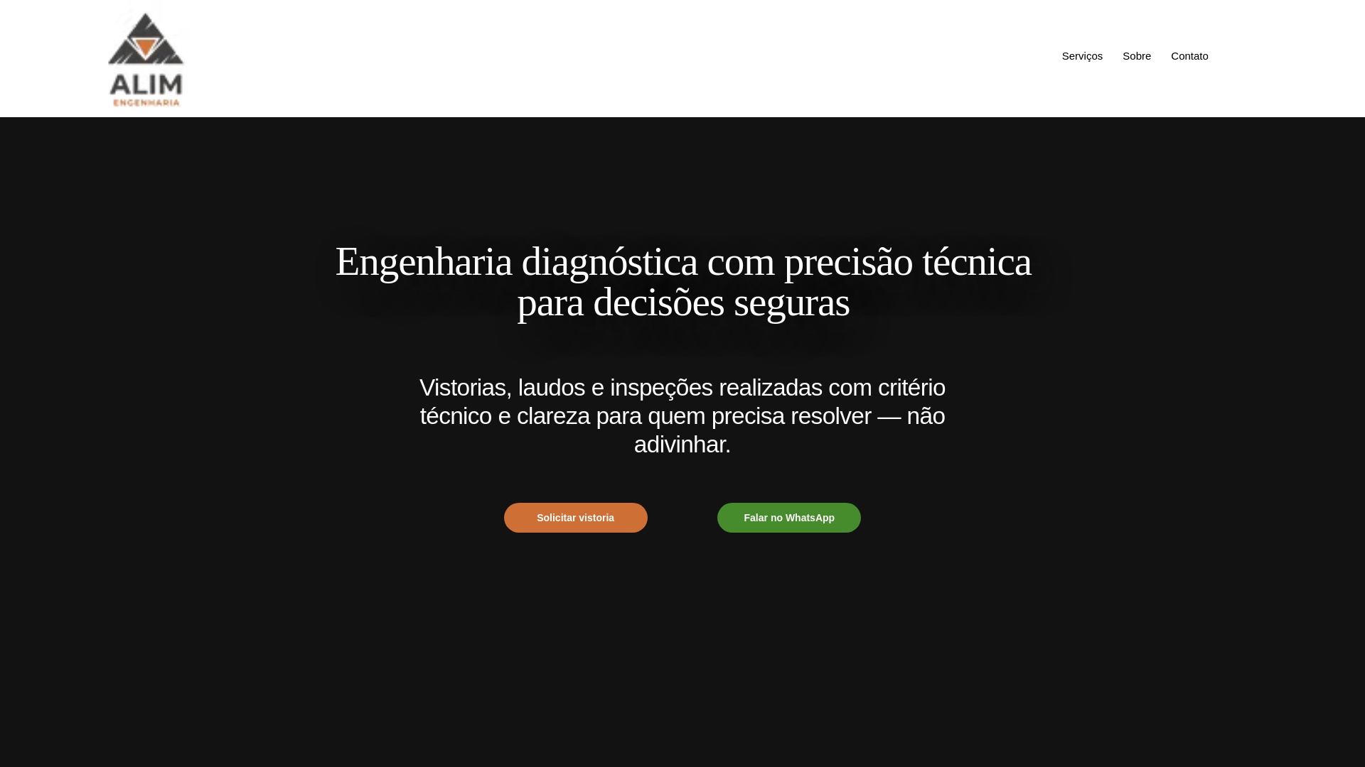 website screenshot of https://alim.eng.br/