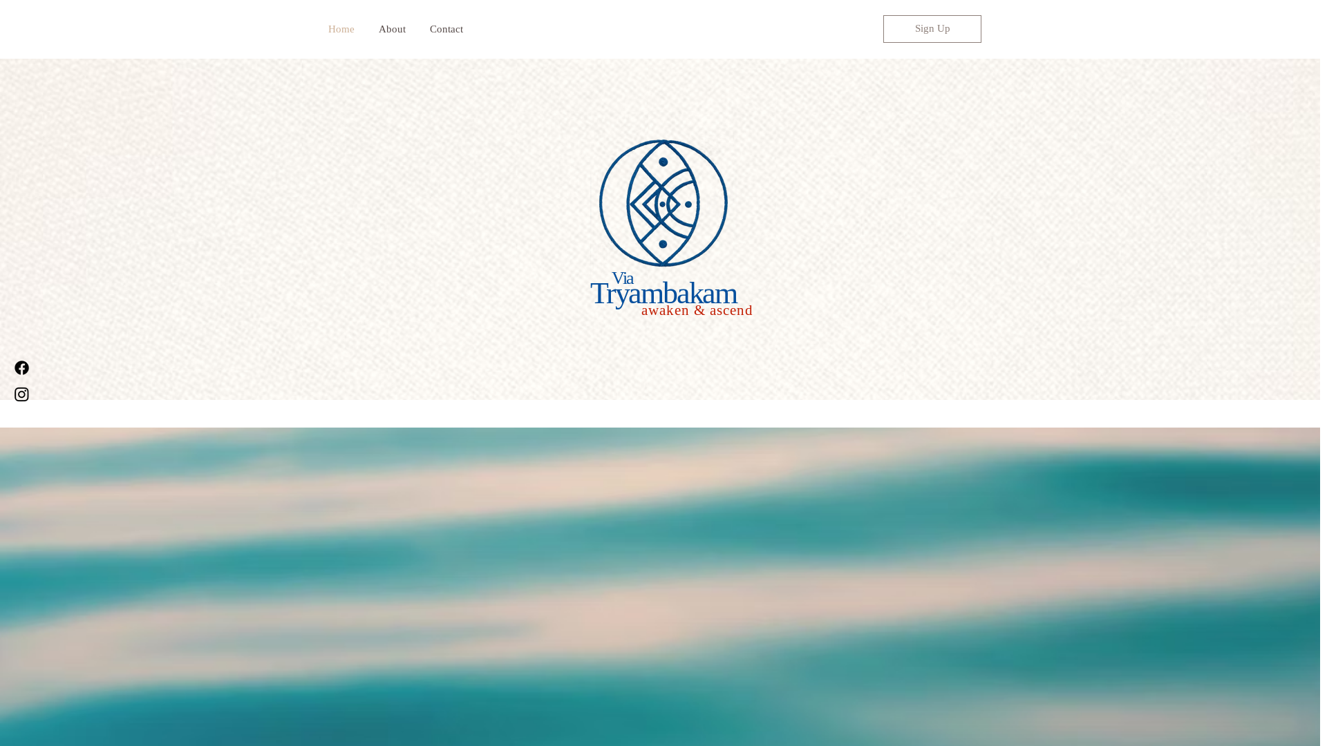 website screenshot of https://viatryambakam.com/
