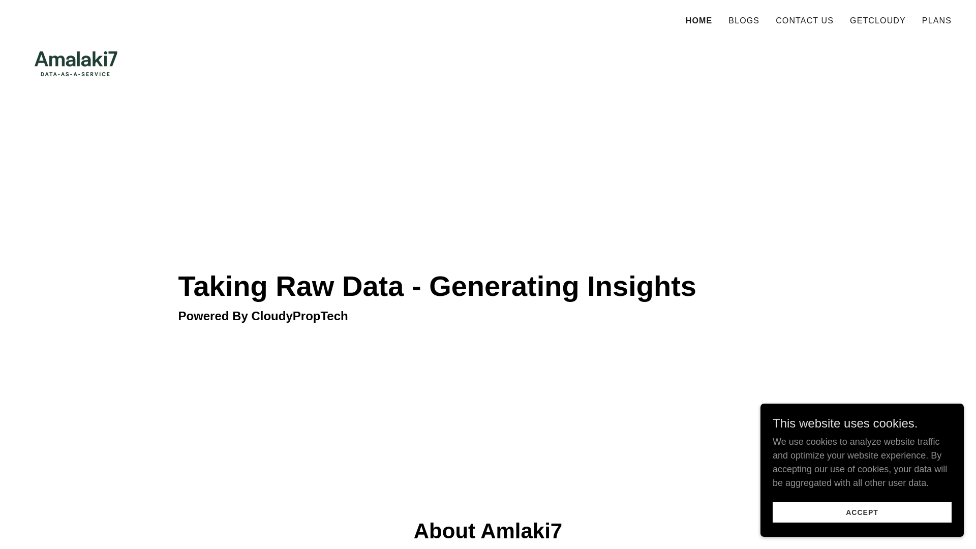 website screenshot of https://amlaki7.com/